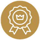 Icono de insignia de marca empleadora de excelencia